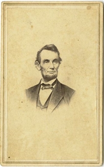 Original 1860s Abraham Lincoln Portrait by Mathew Brady